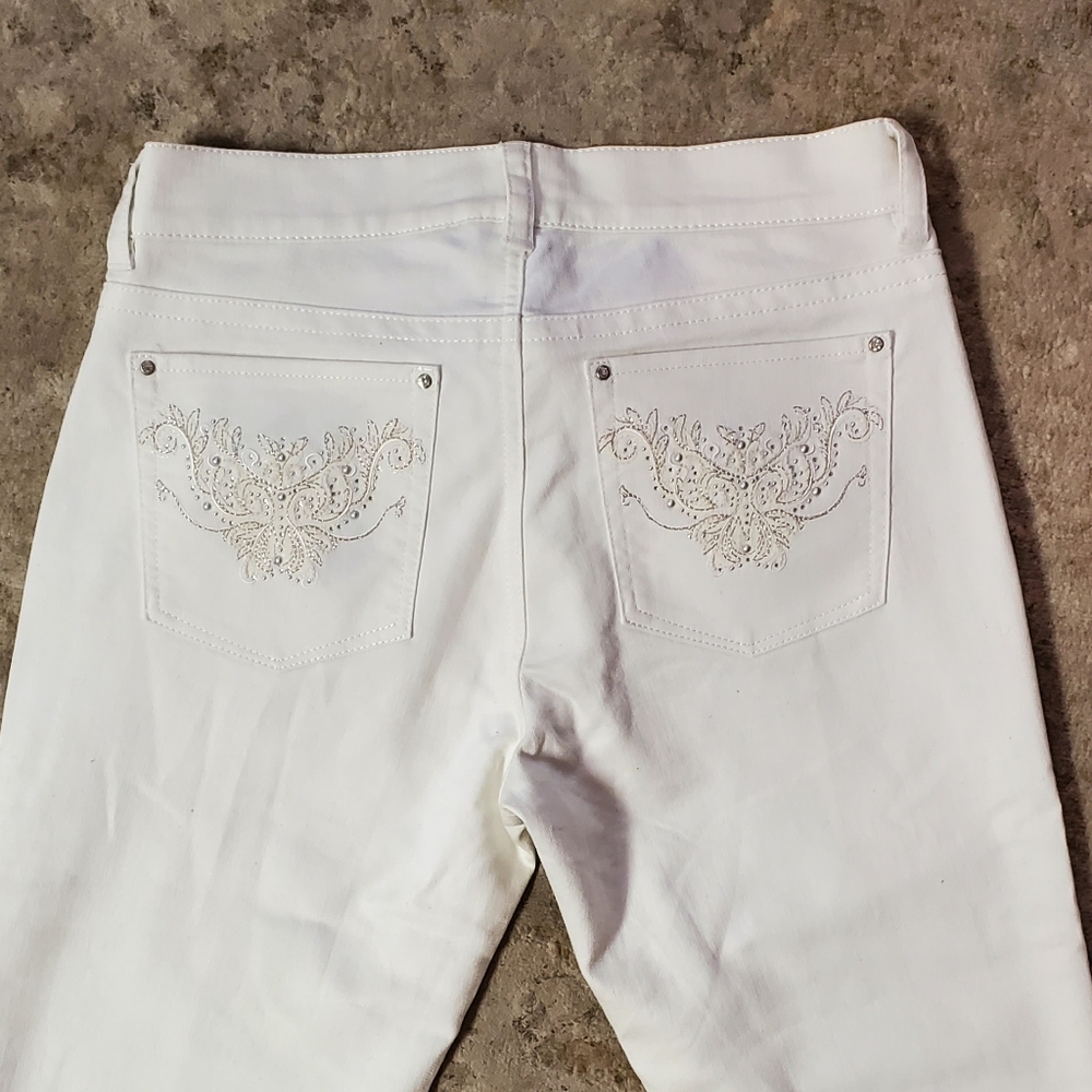 White House Black Market white jeans